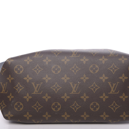 Louis Vuitton Monogram Flower Zipped Tote MM Black 12 of 12