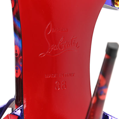 Christian Louboutin Patent Goldora 100 Sandals 38 Multi 6 of 7