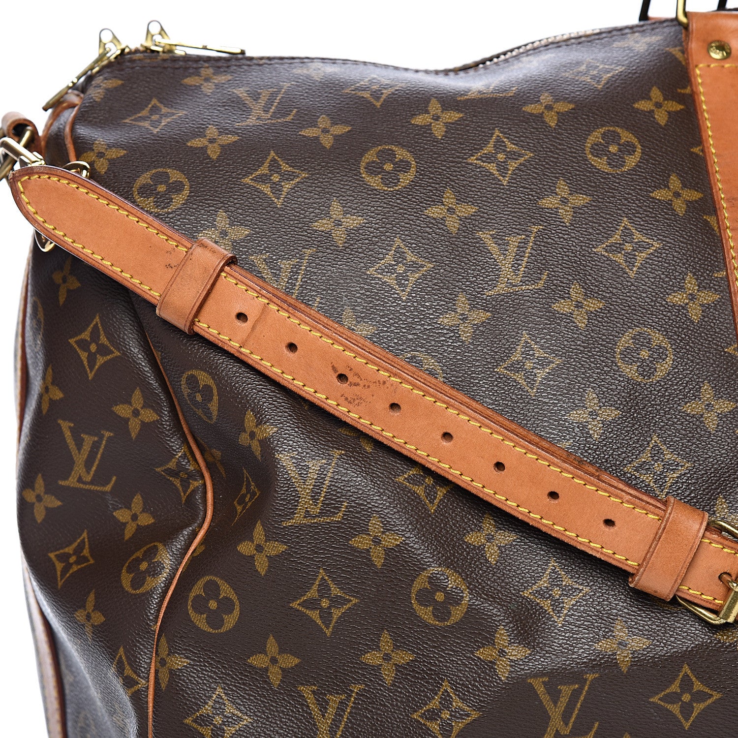 Louis Vuitton Monogram Keepall Bandouliere 60 14 of 15