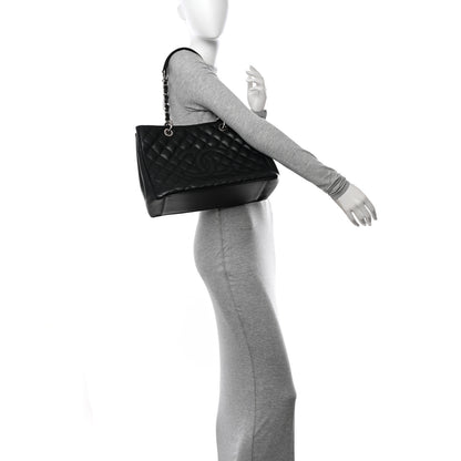 Chanel Caviar Quilted Grand Shopping Tote GST Black 2 of 11