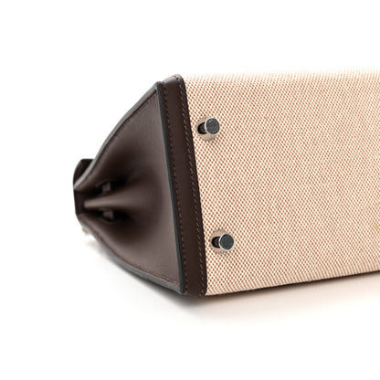 Hermes Toile Swift Verso Kelly Sellier 25 Ecru Rouge Sellier 9 of 11