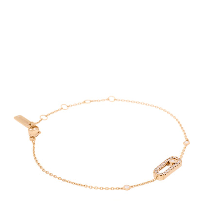 Messika 18K Rose Gold Diamond Move Uno Pave Bracelet 1 of 7