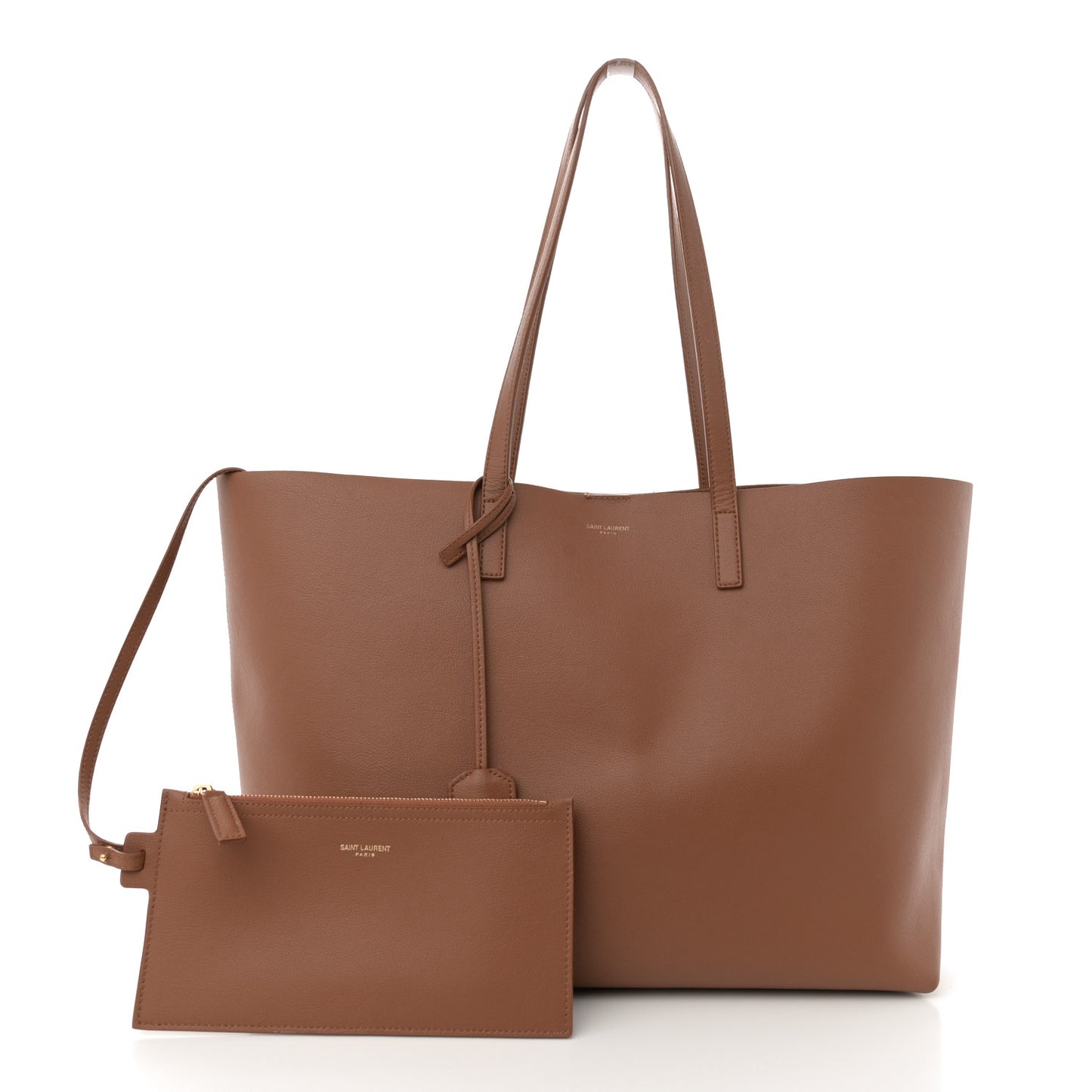 Calfskin Large Shopping Tote Brick