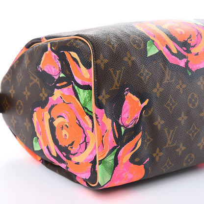 Louis Vuitton Monogram Roses Speedy 30 8 of 12