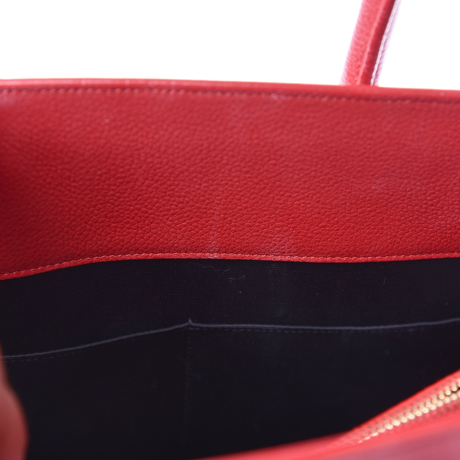 Saint Laurent Grained Calfskin Sac De Jour Lipstick Red 21 of 24