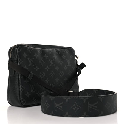 Louis Vuitton Taiga Monogram Eclipse Outdoor Messenger Black 3 of 9