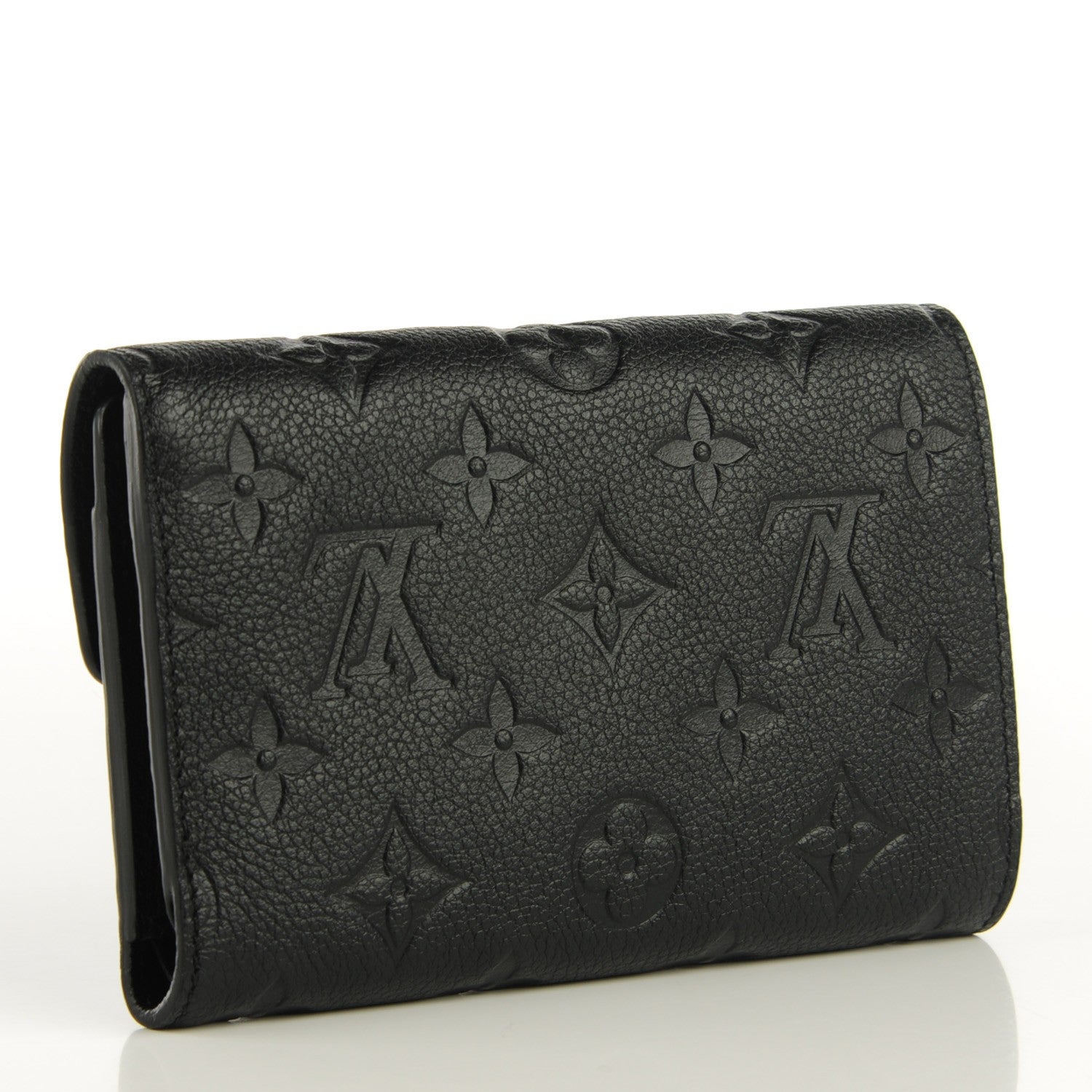 Louis Vuitton Empreinte Compact Curieuse Wallet Black 3 of 7