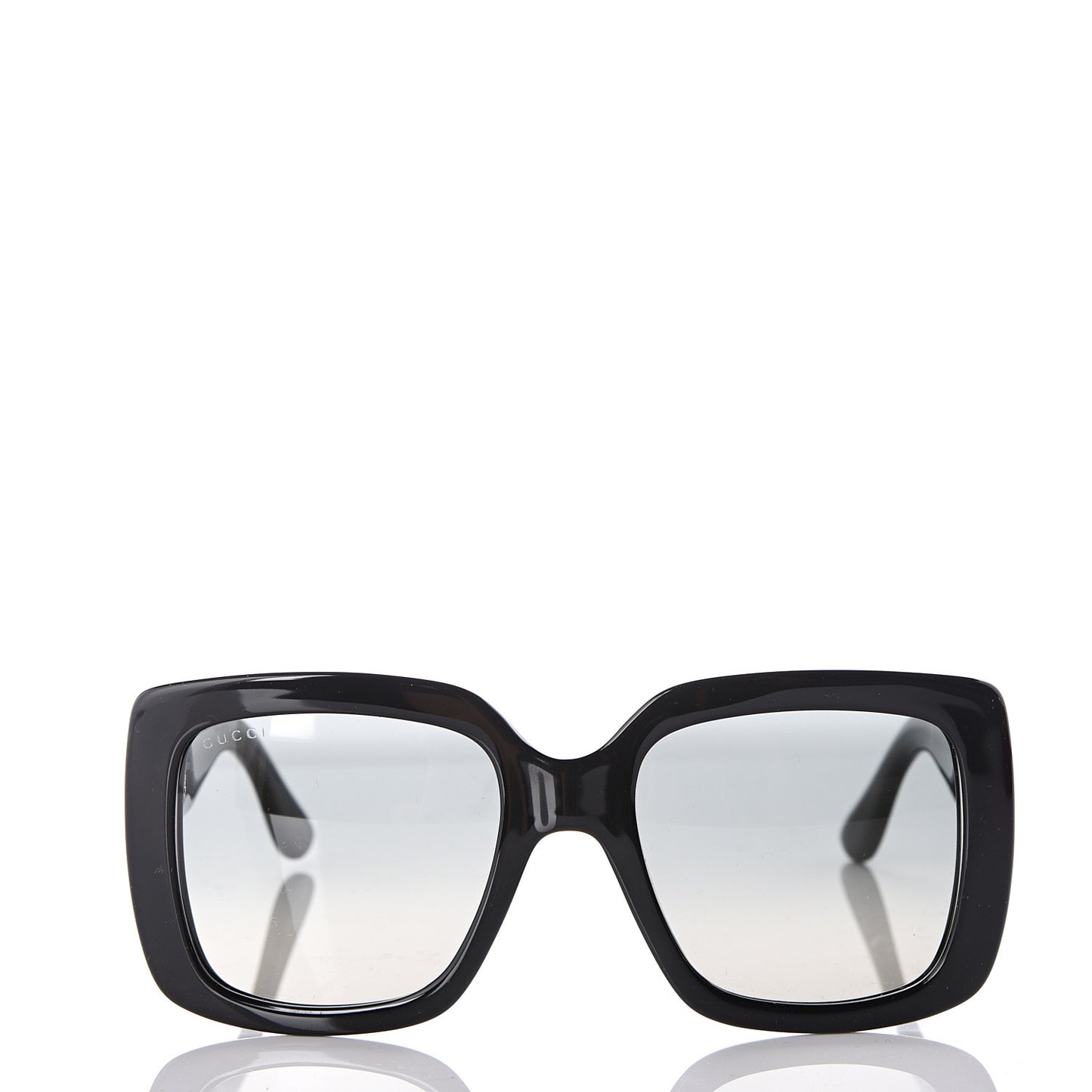 Acetate Square Frame Sunglasses GG0141S Black