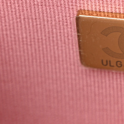 Chanel Tweed Quilted Wallet On Chain WOC Pink 8 of 12