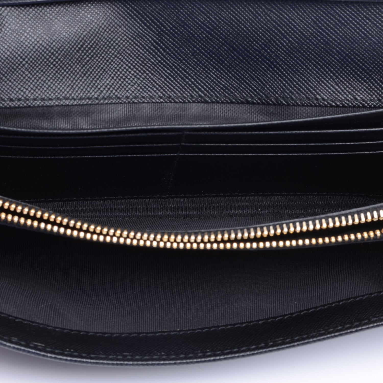 Prada Saffiano Bow Wallet Nero Black 5 of 8