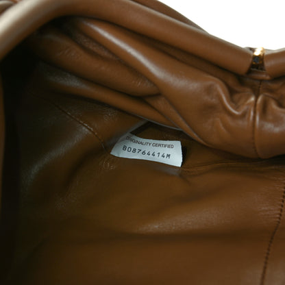 Bottega Veneta Smooth Butter Calf The Pouch Oversized Clutch Cammello 7 of 11