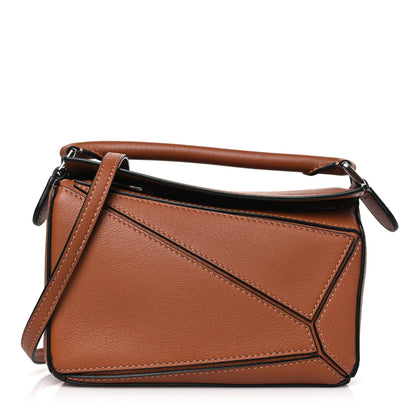Loewe Calfskin Mini Puzzle Bag Tan 1 of 10