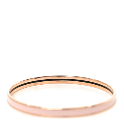 Hermes Enamel Uni Bangle 65 Rose Candeur 5 of 5