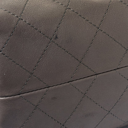 Chanel Calfskin Stitched Large Hobo Grey 6 of 8