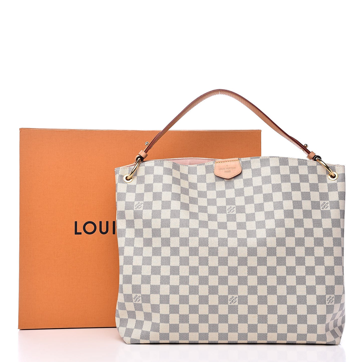 Damier Azur Graceful MM Rose Ballerine