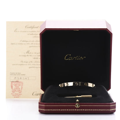 Cartier 18K Yellow Gold LOVE Bracelet 17 6 of 6