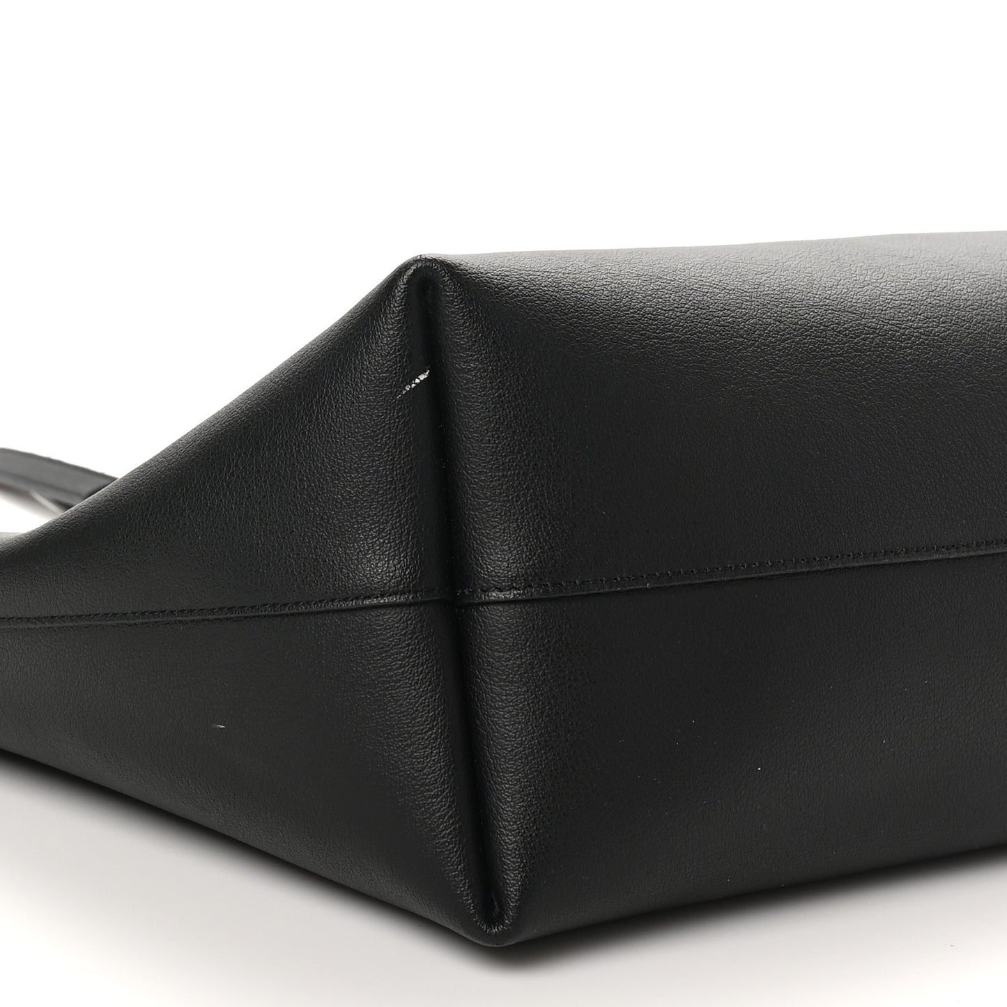 Calfskin Large Shopping Tote Black