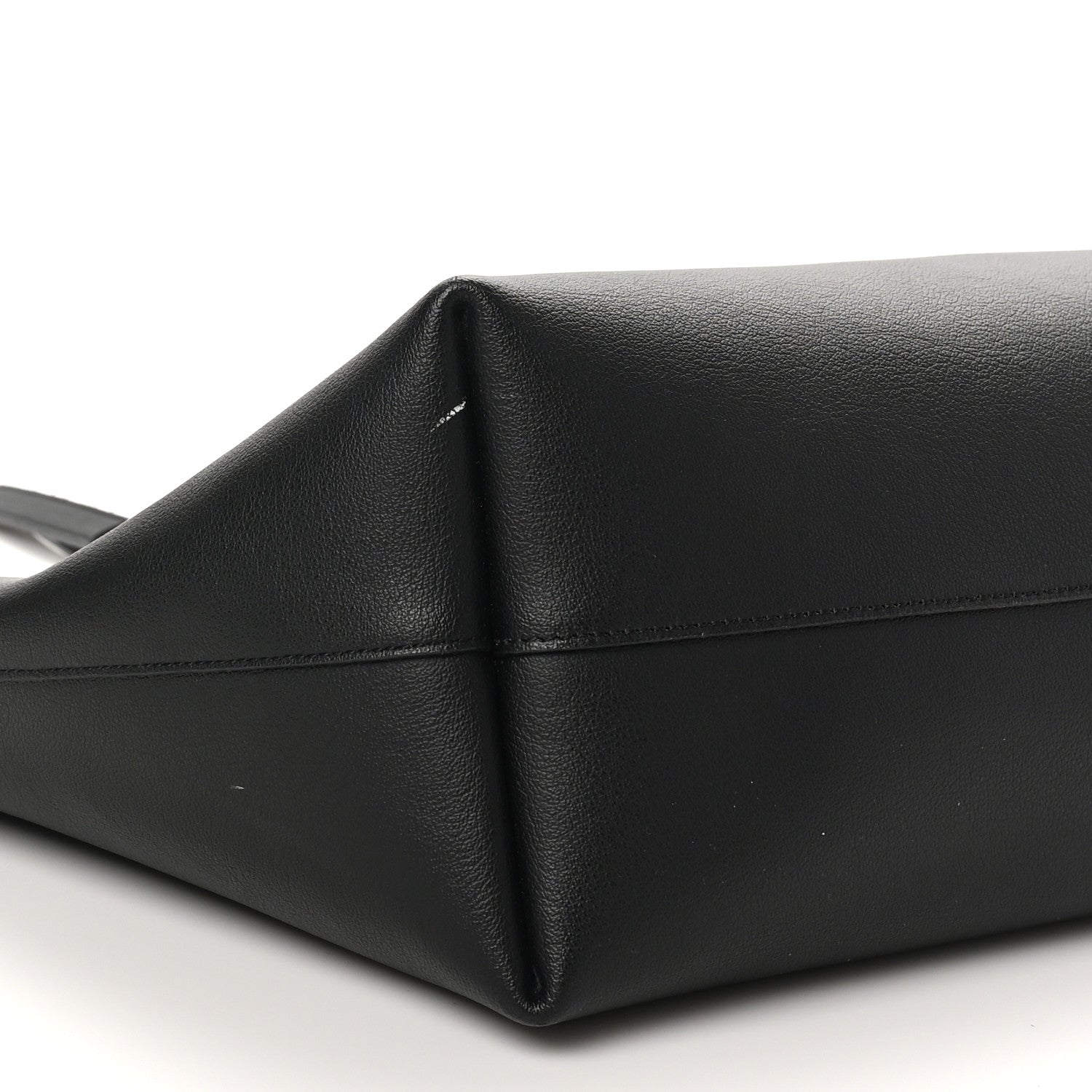 Saint Laurent Calfskin Large Shopping Tote Black 10 of 11