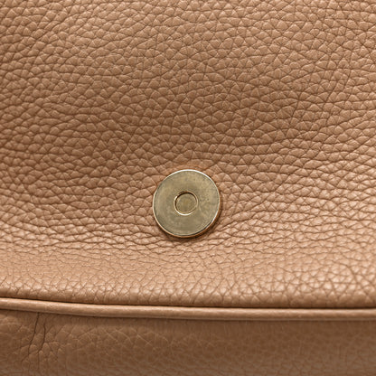 Gucci Pebbled Calfskin Medium Soho Flap Crossbody Camelia 12 of 12