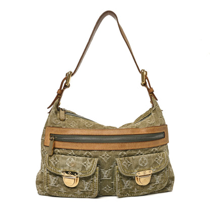 Louis Vuitton Monogram Denim Baggy PM Lichen 1 of 9