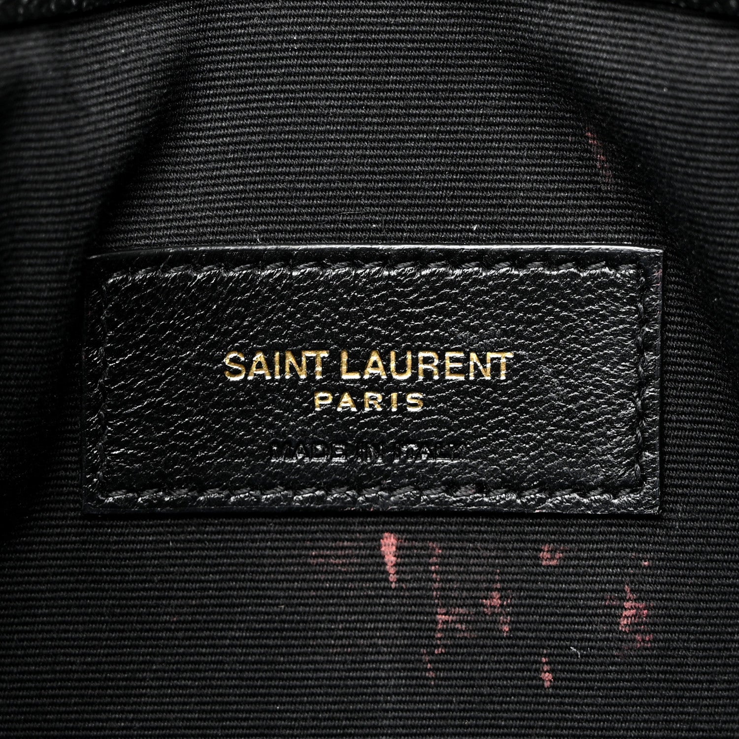 Saint Laurent Grain De Poudre Uptown Pouch Black 5 of 9