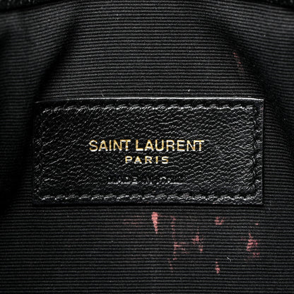 Saint Laurent Grain De Poudre Uptown Pouch Black 5 of 9