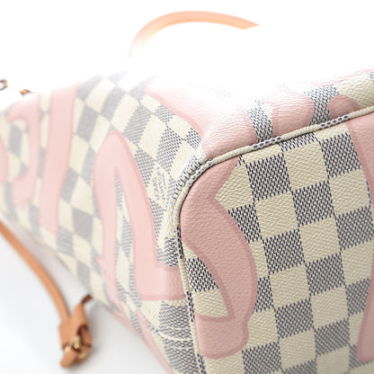 Louis Vuitton Damier Azur Tahitienne Neverfull MM 15 of 16