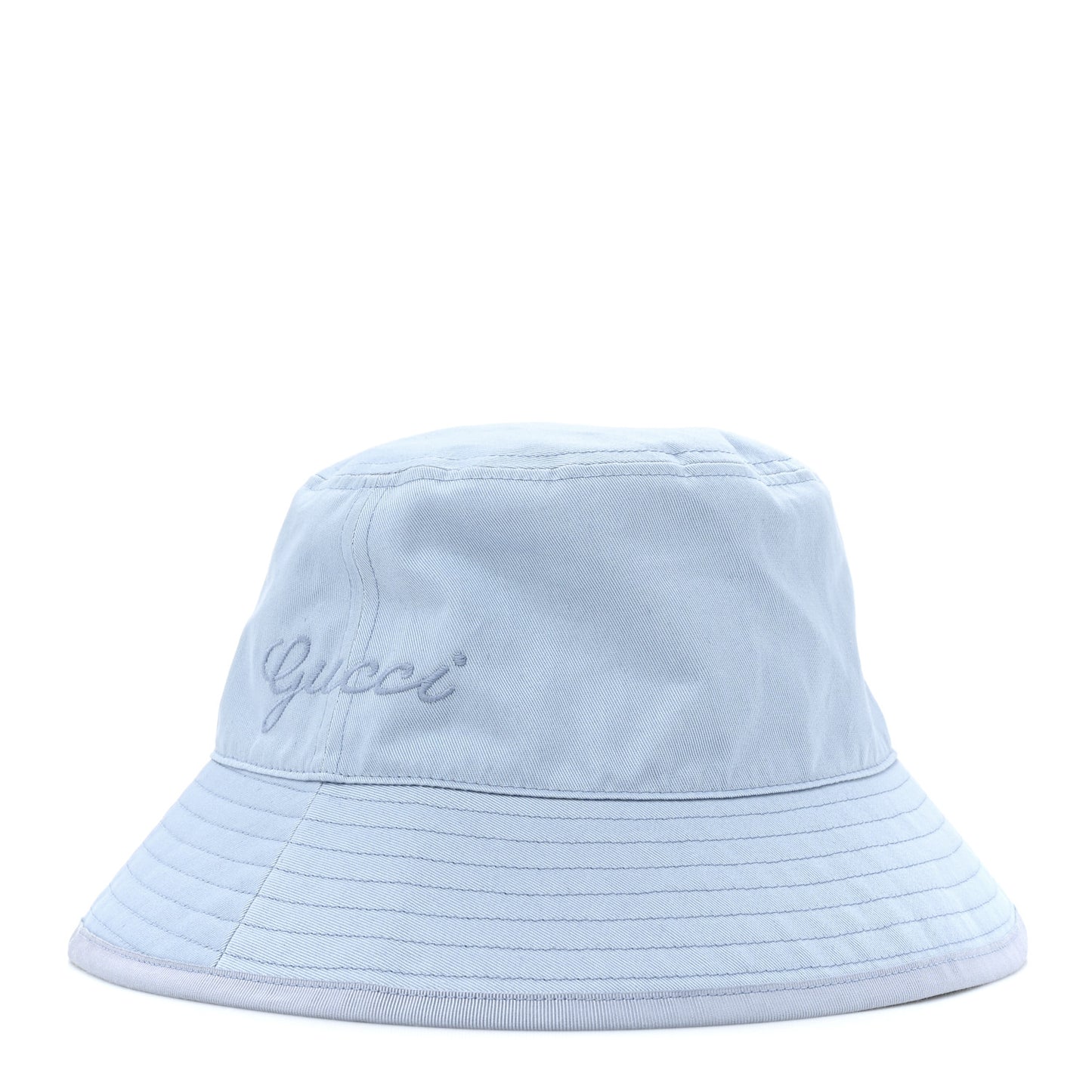Canvas Logo Bucket Hat Light Blue