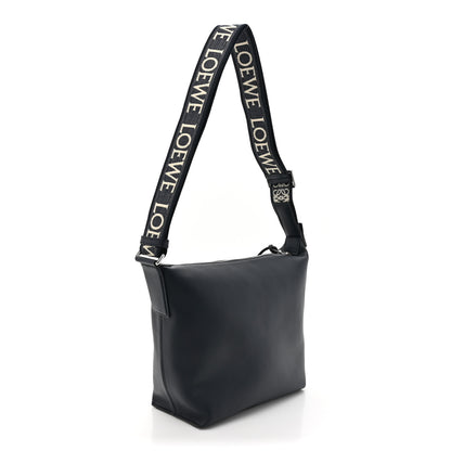 Loewe Supple Smooth Calfskin Jacquard Small Cubi Crossbody Bag Deep Navy 3 of 11