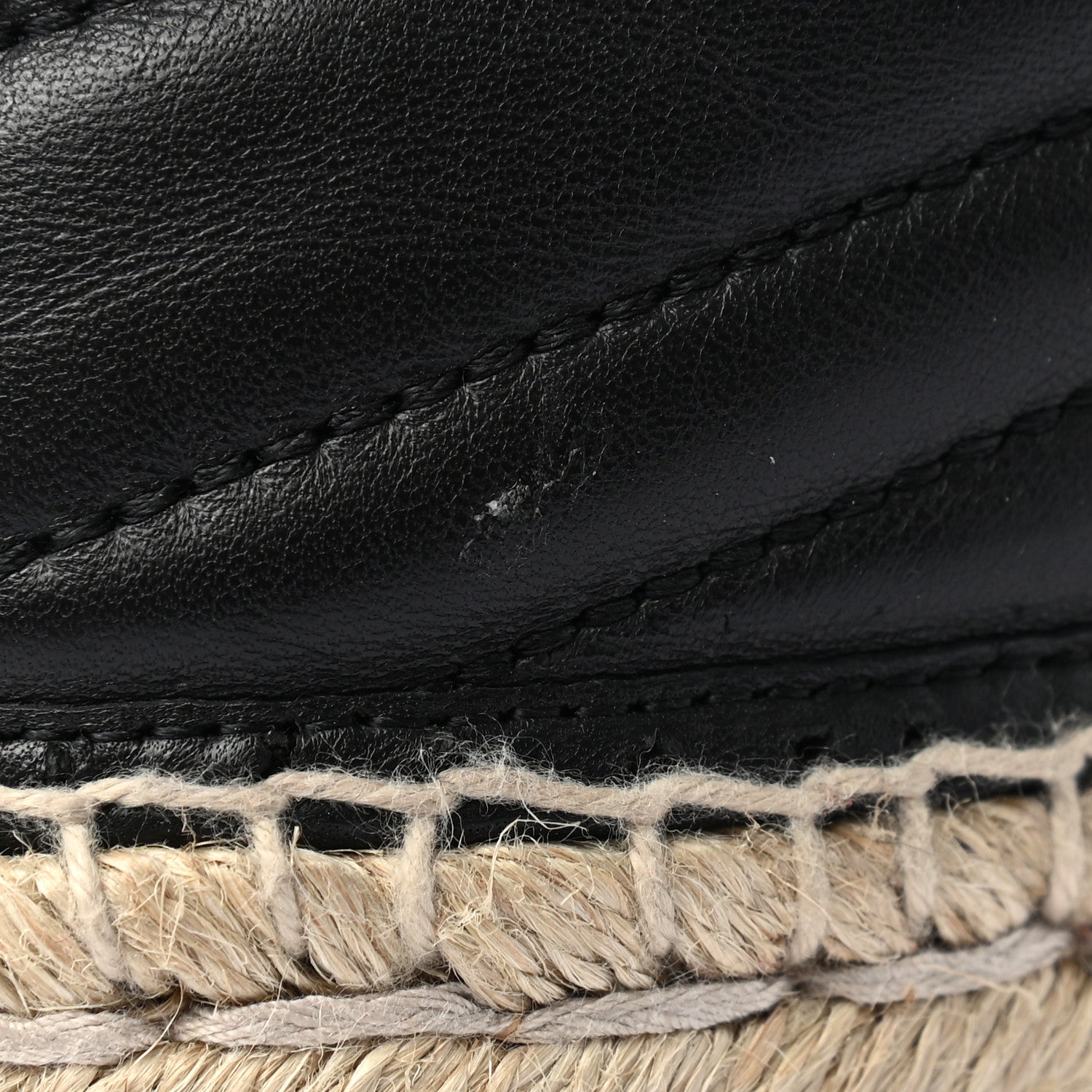 Gucci Nappa Matelasse GG Marmont Platform Espadrilles 39 Black 9 of 10