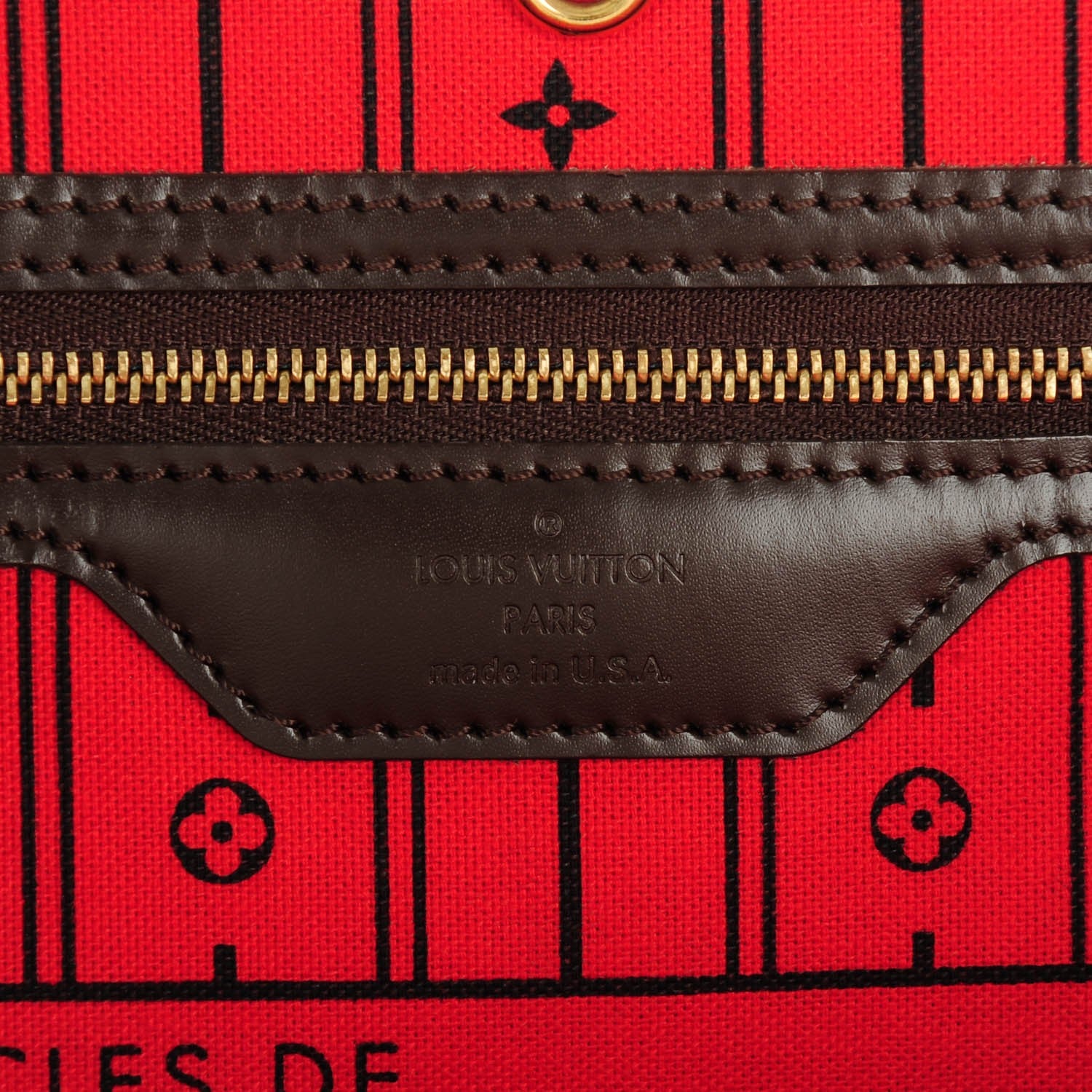 Louis Vuitton Damier Ebene Neverfull GM 6 of 7
