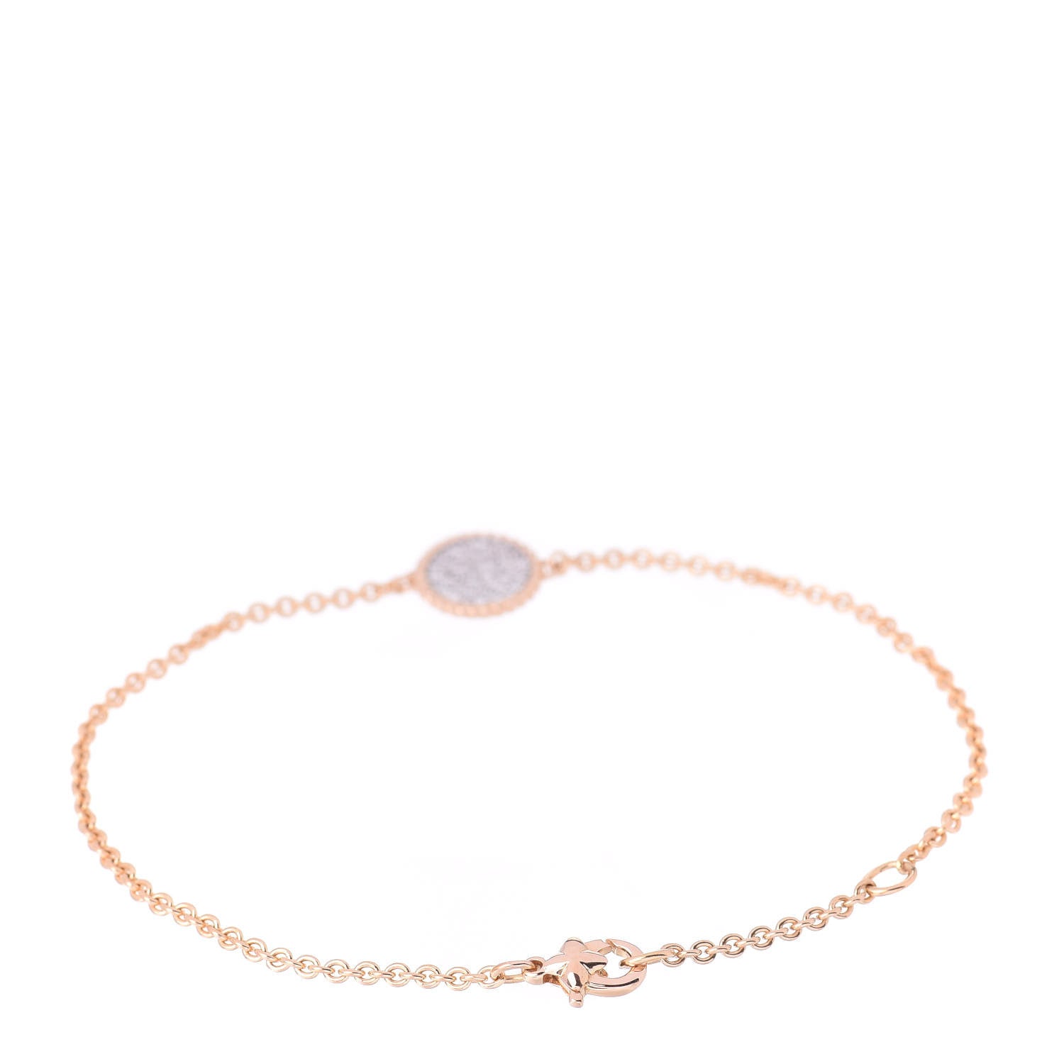 David Yurman 18K Rose Gold Diamond Cable Collectibles Pave Charm Bracelet 3 of 4