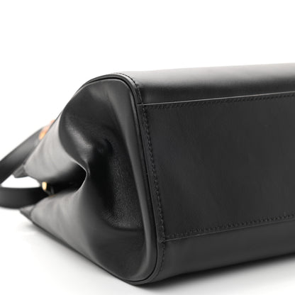 Gucci Nappa Bamboo Small Nymphaea Top Handle Bag Black 8 of 10