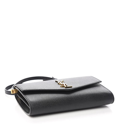 Saint Laurent Grain De Poudre Mini Uptown Crossbody Bag Black 3 of 10
