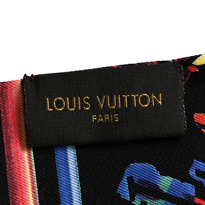 Louis Vuitton Silk Monogram Rainbow Bandeau Black 3 of 5