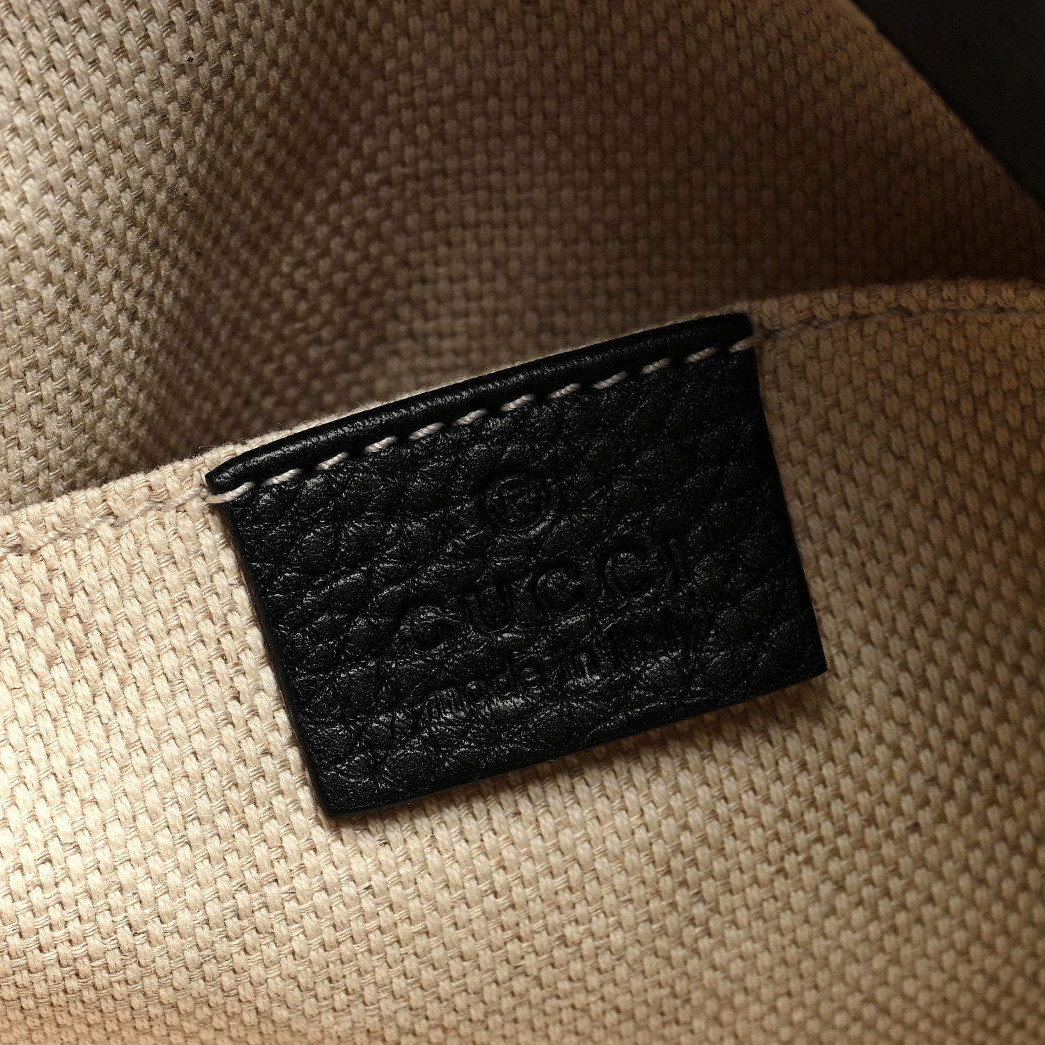 Gucci Pebbled Calfskin Small Soho Chain Shoulder Bag Black 6 of 9
