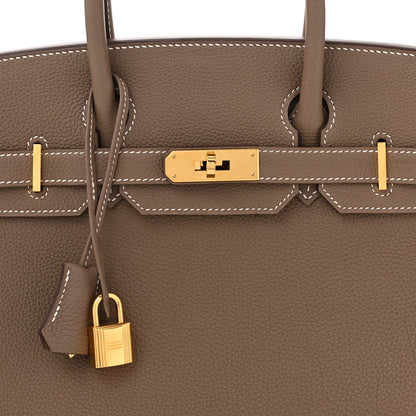 Hermes Togo Birkin 30 Etoupe 8 of 13