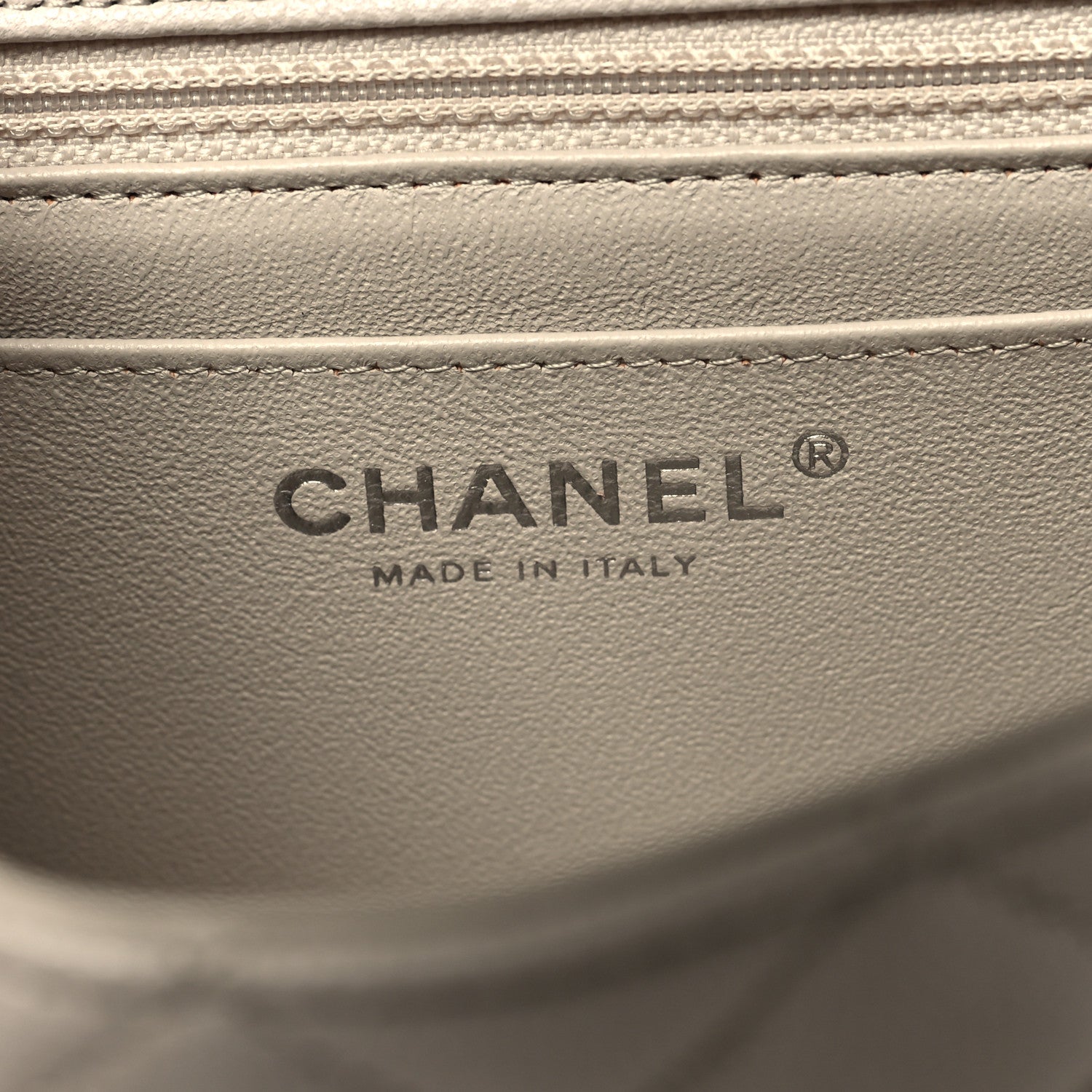 Chanel Caviar Quilted Mini Rectangular Flap Ivory 6 of 11