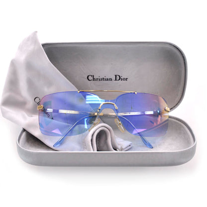 Christian Dior Mini Motard Sunglasses Blue 8 of 9