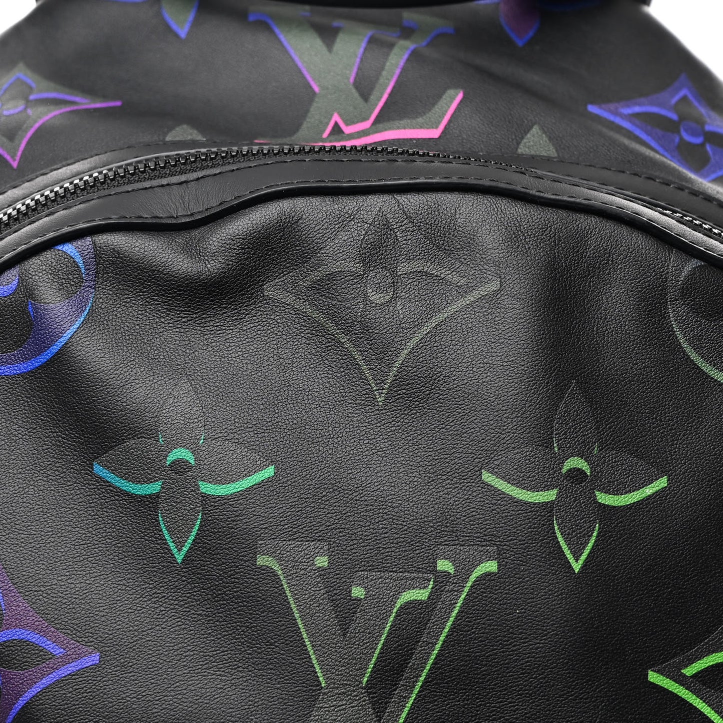 Calfskin Monogram Spotlight Comet Backpack Black Borealis