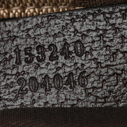 Gucci GG Monogram Web Medium Collapsible Carry On Duffle Beige Brown 6 of 9