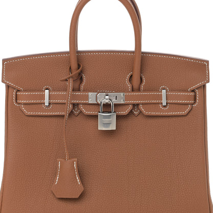Hermes Togo Birkin 25 Gold 7 of 9