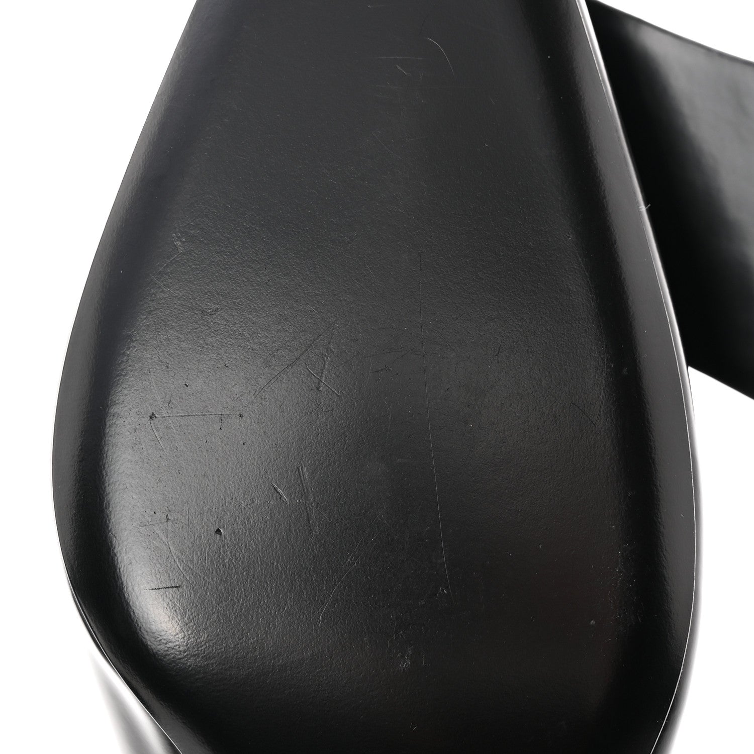 Prada Spazzolato Logo Pointed Toe 45mm Slingback Pumps 40 Black 8 of 12