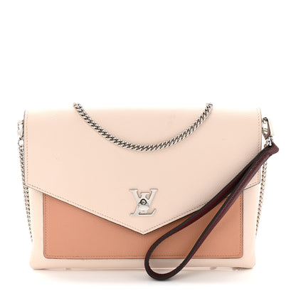 Louis Vuitton Soft Calfskin My Lockme Pochette Rose Silk Quartz 1 of 10