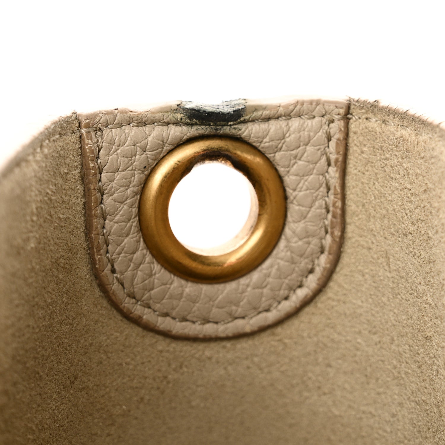 Celine Soft Grained Calfskin Small Sangle Bucket Bag Light Taupe 13 of 13