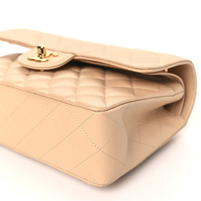 Chanel Caviar Quilted Small Double Flap Beige 10 of 11