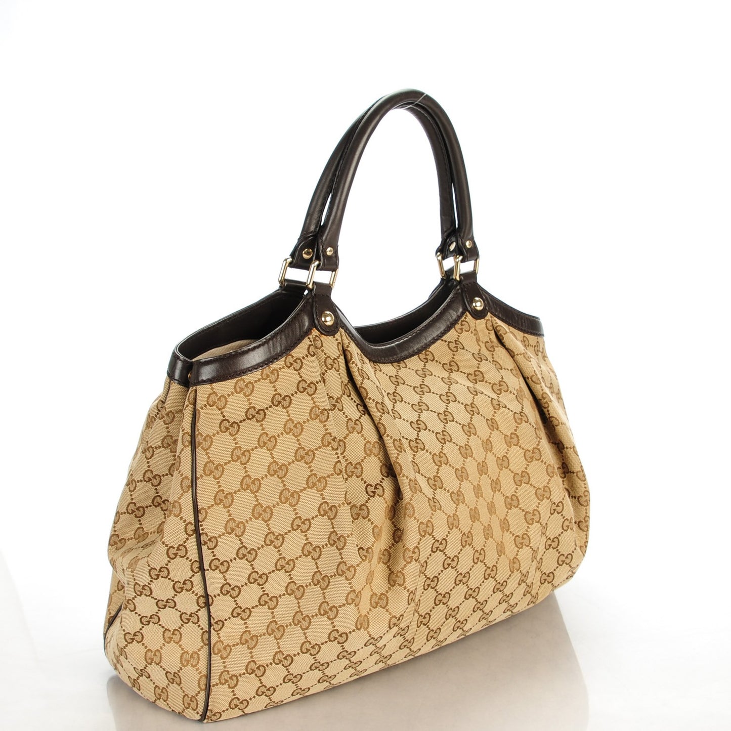 Monogram Large Sukey Tote Dark Brown