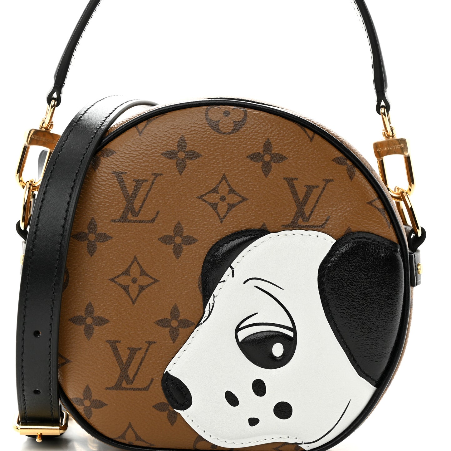 Reverse Monogram Dog Animation Petite Boite Chapeau