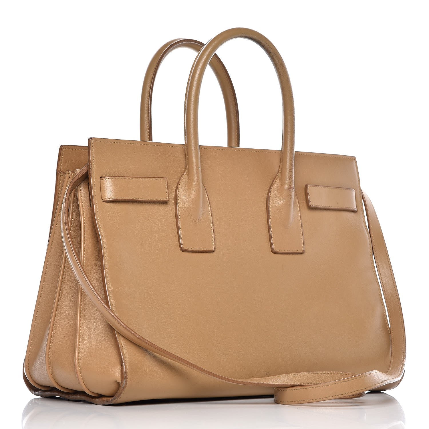 Saint Laurent Calfskin Small Sac De Jour Taupe 4 of 25