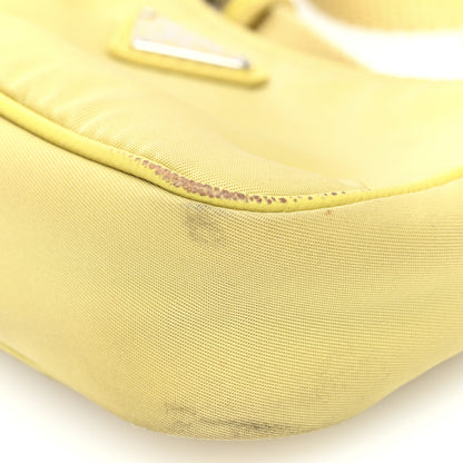 Prada Tessuto Nylon Saffiano Mini Re-Edition 2000 Shoulder Bag Ananas 9 of 11